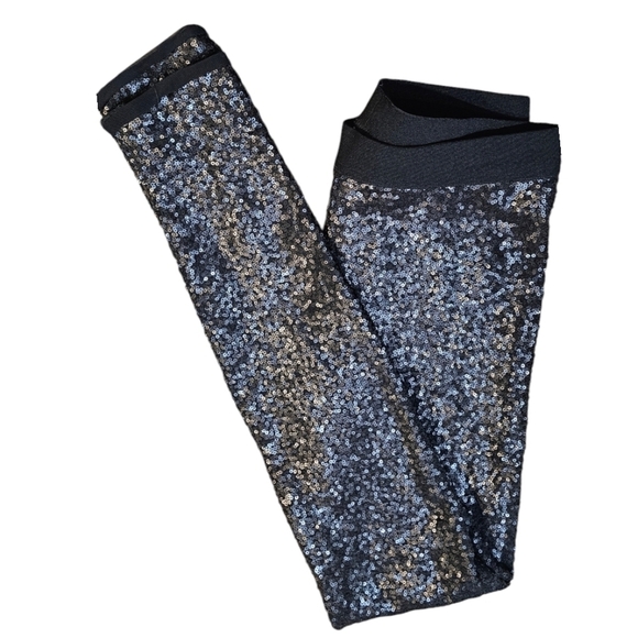Bisou Bisou Pants - Bisou Bisou - Black Sequin w/ a Soft Polyester Inner Lining​​​​​
